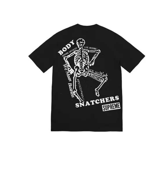 TEE M XL SNATCHERS S Back Print SS23 BODY Black L Skull White and 0530